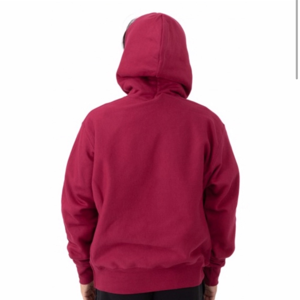 Champion Reverse Weave Script Logo Pullover Hoodi… - image 2